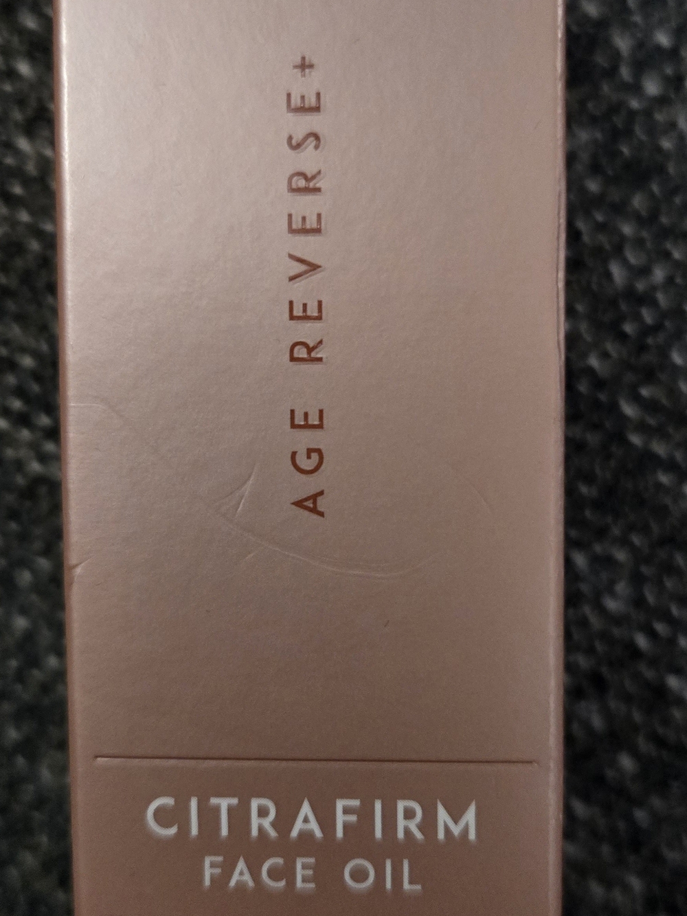 NIB-Reverse Citrafirm Face Oil — Rose Gold Packaging